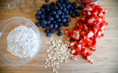 Patriotic Overnight Oats!