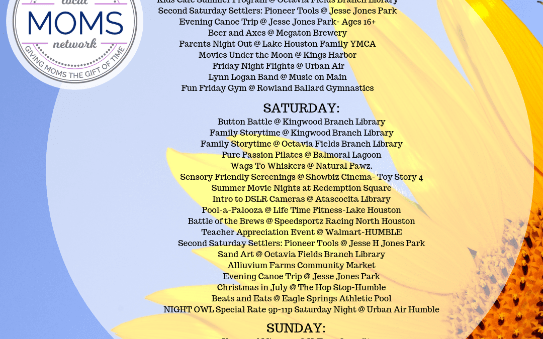 Weekend Round Up: 7/12