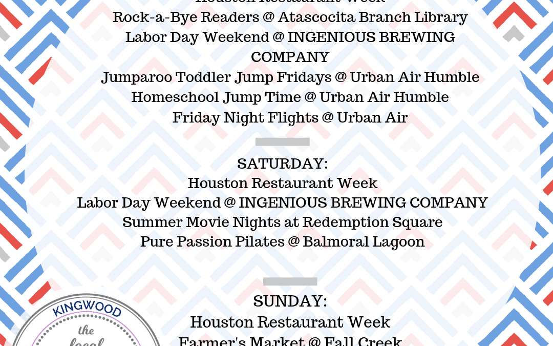 WEEKEND ROUND UP:8/30