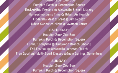 WEEKEND ROUND UP: 10/ 11-10/13