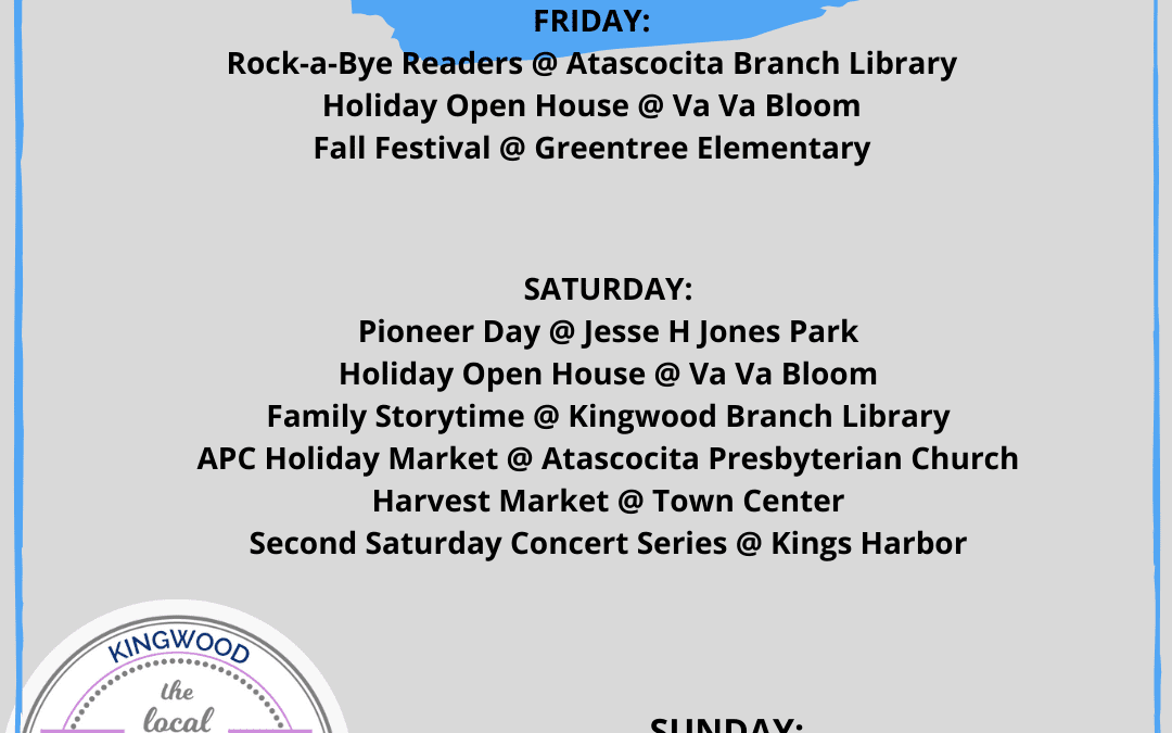 WEEKEND ROUND UP: