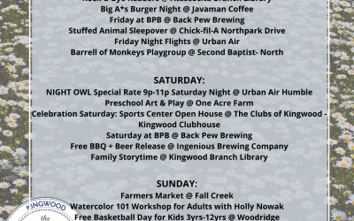WEEKEND ROUND UP” 1/17-1/19