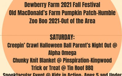 WEEKEND ROUND UP: 10/22-10/24