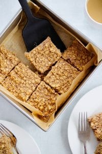 An Easy Baked Oatmeal Eggnog Recipe