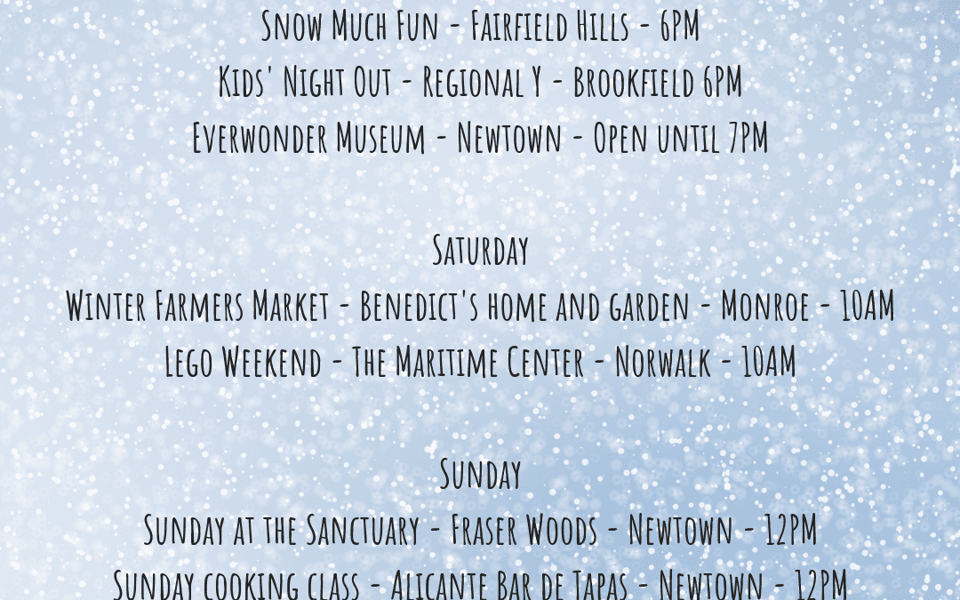 Weekend Round-Up 1/25 – 1/27