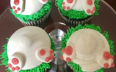 Bunny Tail Cupcakes