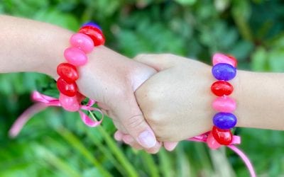 Jelly Bean Bracelet Craft Idea!