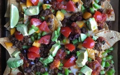 Loaded Sheet Pan Nachos from Hip Foodie Mom!