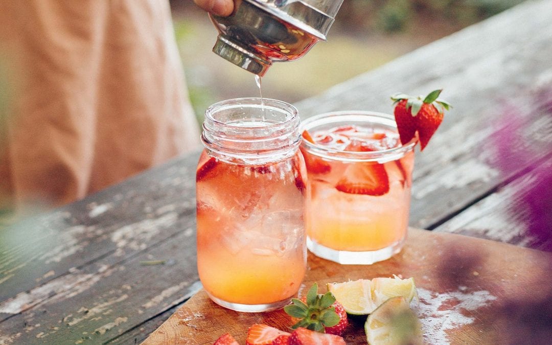 Strawberry Fields Cocktail from Camp Cocktails!
