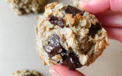 Easy Chocolate Chunk Banana Bread Cookies