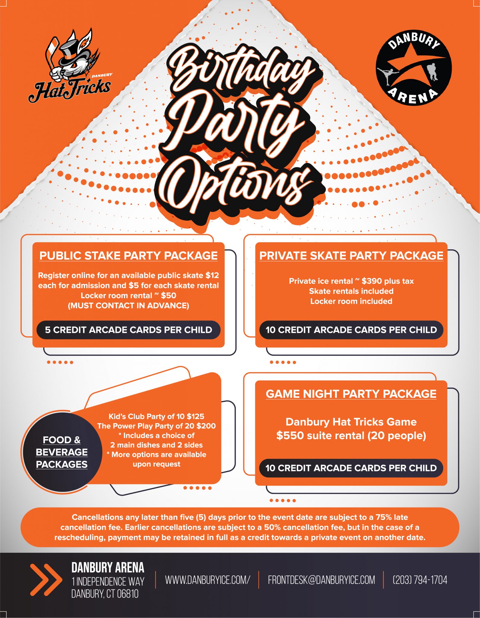 Party Package Options