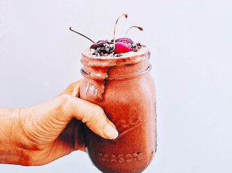 Chocolate Cherry Smoothie