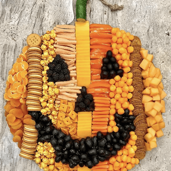 Healthy Halloween Fruit & Veggie Board