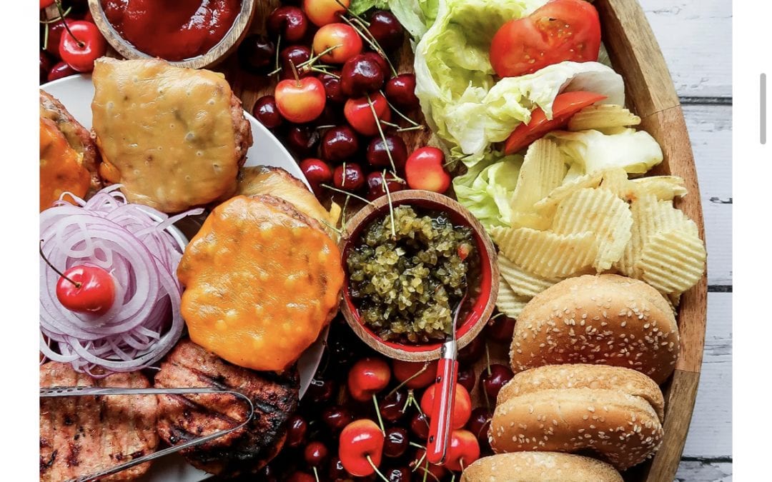 Epic Hamburger Board by the Reluctant Entertainer