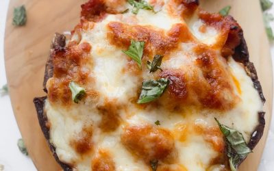 Portobello Mushroom Pizzas