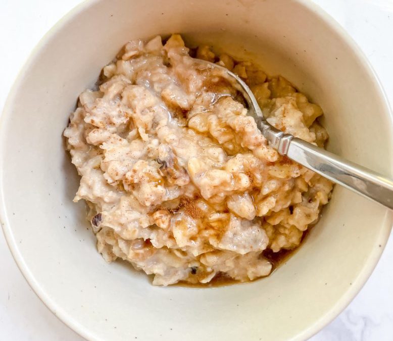 Slow Cooker Banana Bread Oatmeal