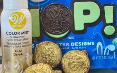 Edible “Gold” Coin Cookies for St. Patrick’s Day