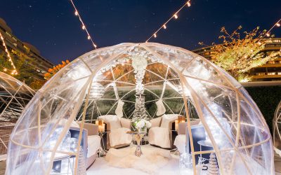 Outdoor Igloo Dining