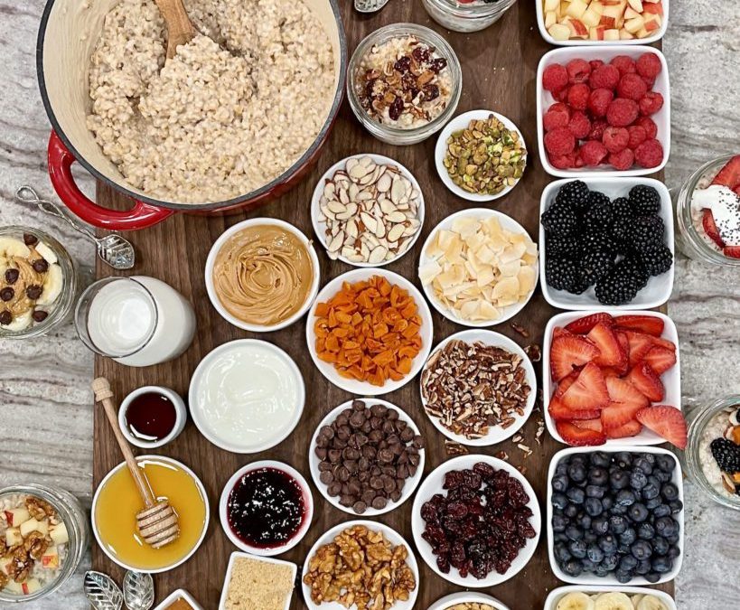 Top-Your-Own Oatmeal Board